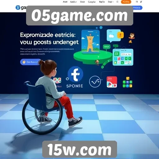 Acessibilidade e design do site 05game em foco